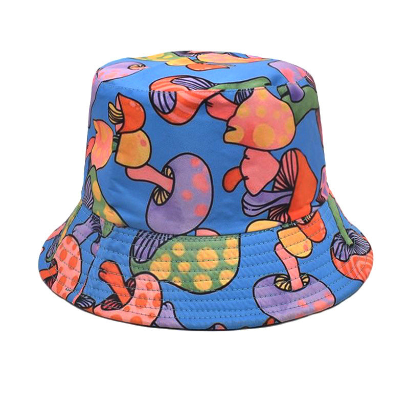 Wholesale Polyester Mushroom Pattern Bucket Hat